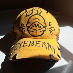 Eyeberry International "Caution" Custom Yellow Hat